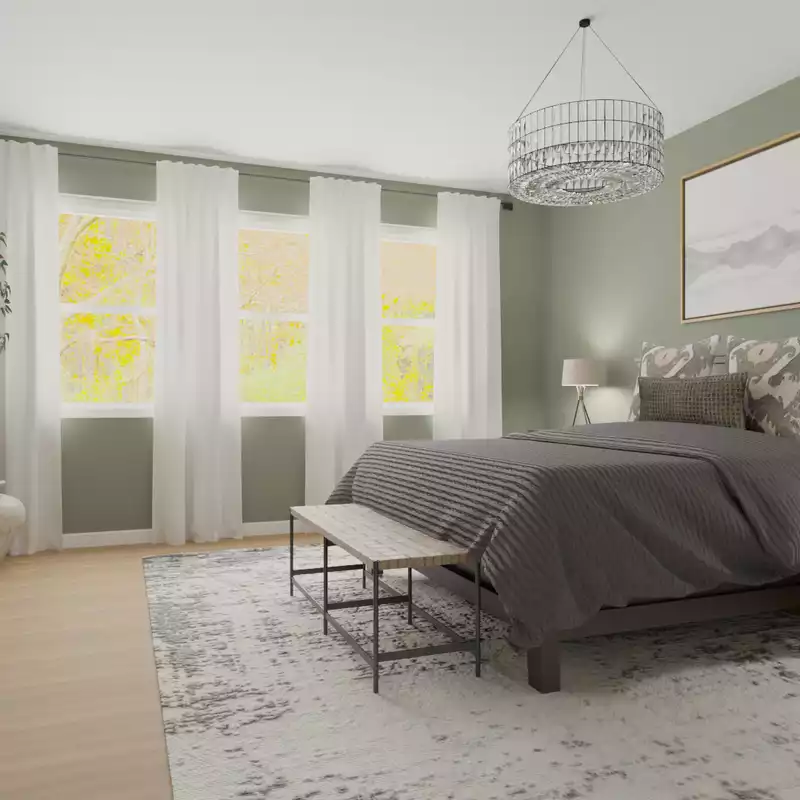 Contemporary, Modern, Rustic Bedroom Design by Havenly Interior Designer Alyssa