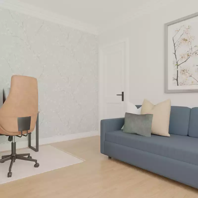 Classic, Transitional Office Design by Havenly Interior Designer Alyssa