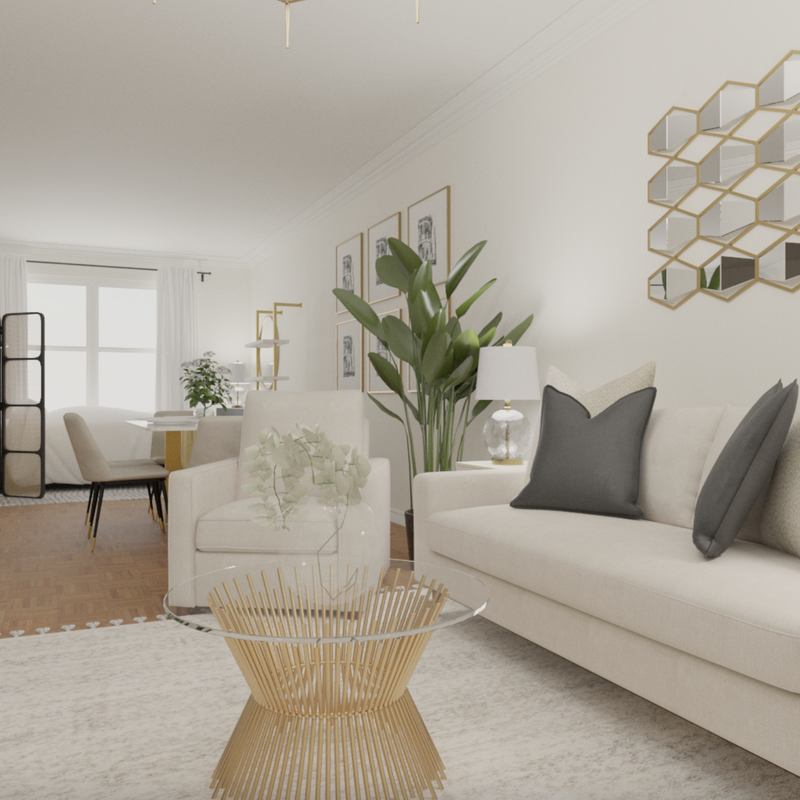 Modern, Glam Bedroom Design by Havenly Interior Designer Vye