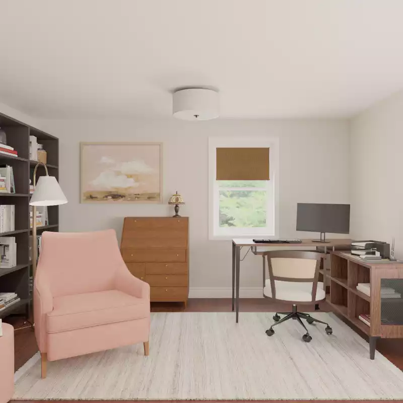 Modern, Vintage, Midcentury Modern, Classic Contemporary Living Room Design by Havenly Interior Designer Katie