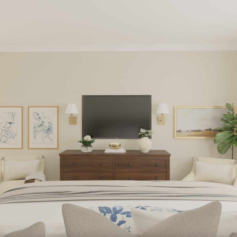 Classic, Traditional Bedroom Design by Havenly Interior Designer Tara