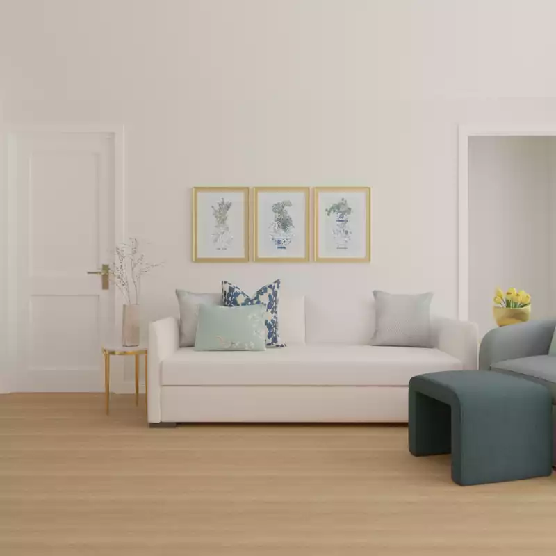 Classic, Glam, Traditional Living Room Design by Havenly Interior Designer Alyssa