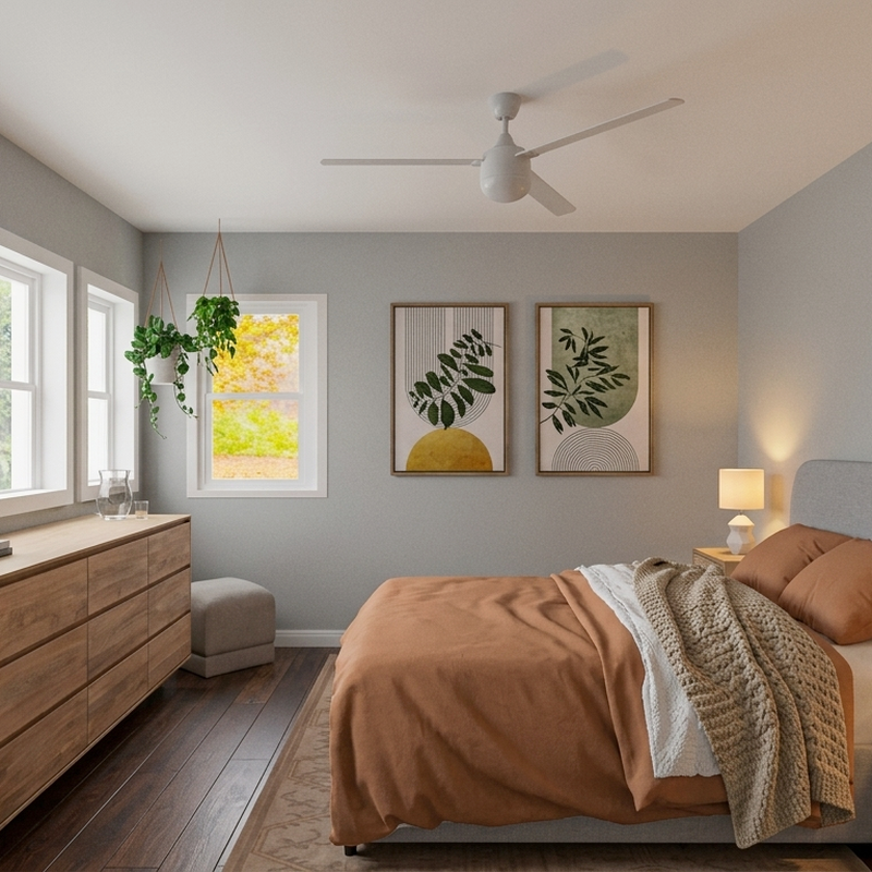 Scandinavian Bedroom Design by Havenly Interior Designer Elisa