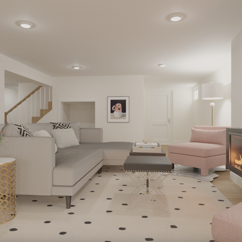 Modern, Traditional, Farmhouse, Transitional Playroom Design by Havenly Interior Designer Vye