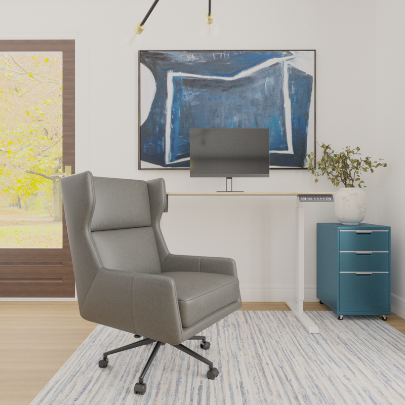 Transitional Living Room Design by Havenly Interior Designer Alyssa