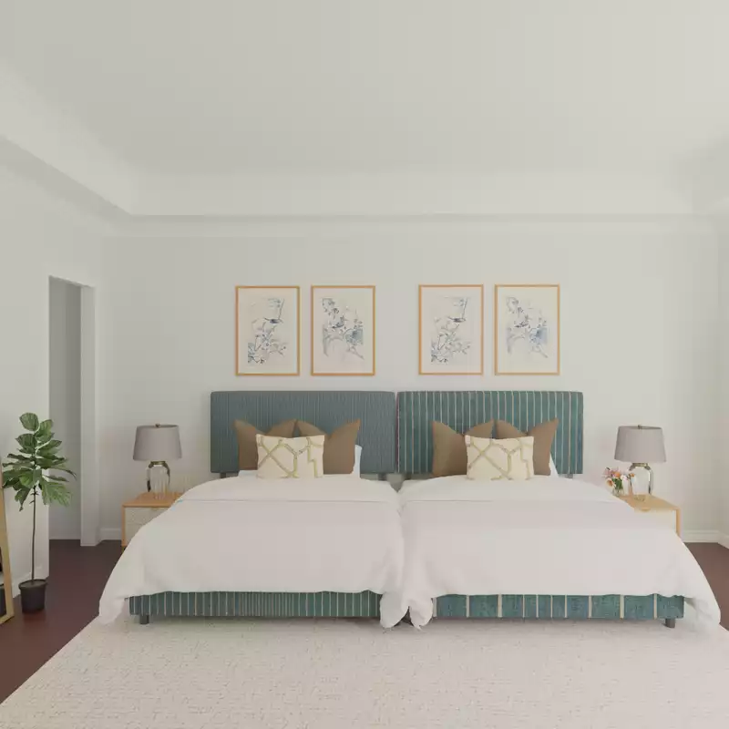 Classic, Glam, Global Bedroom Design by Havenly Interior Designer Legacy