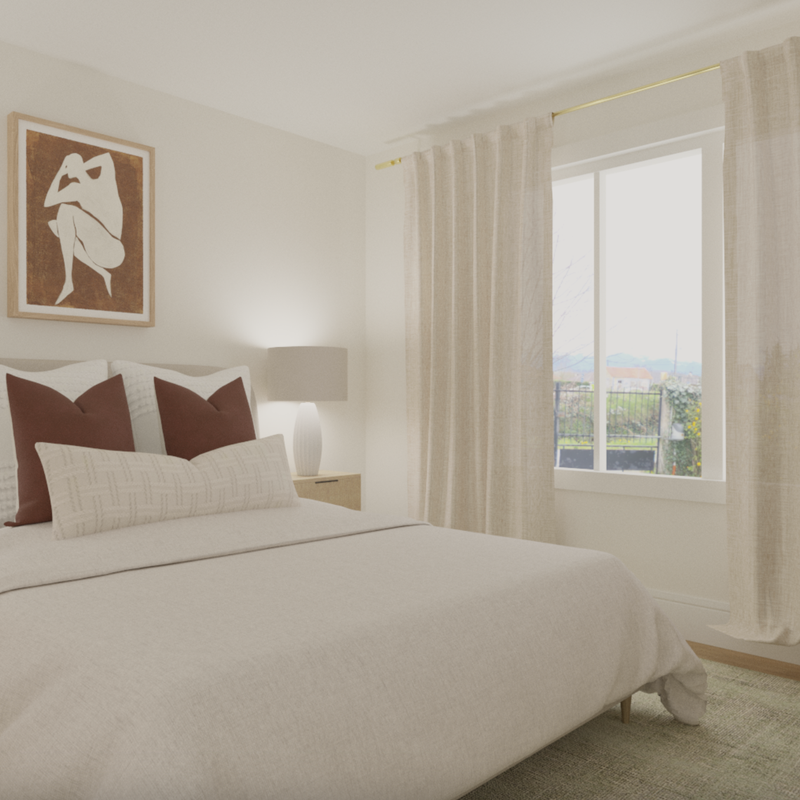 Eclectic, Bohemian, Midcentury Modern, Minimal Bedroom Design by Havenly Interior Designer Vye