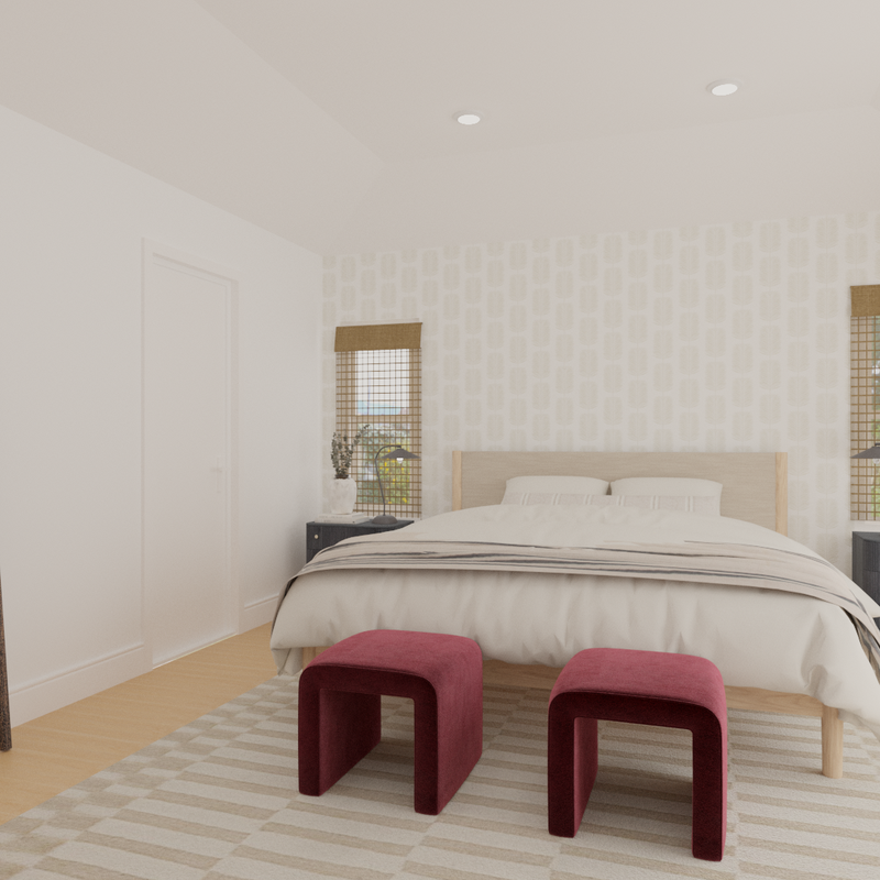 Modern, Midcentury Modern, Minimal Bedroom Design by Havenly Interior Designer Kait