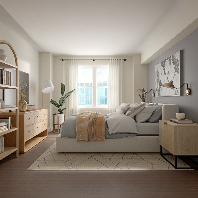 Classic Contemporary Bedroom Design by Havenly Interior Designer Angie