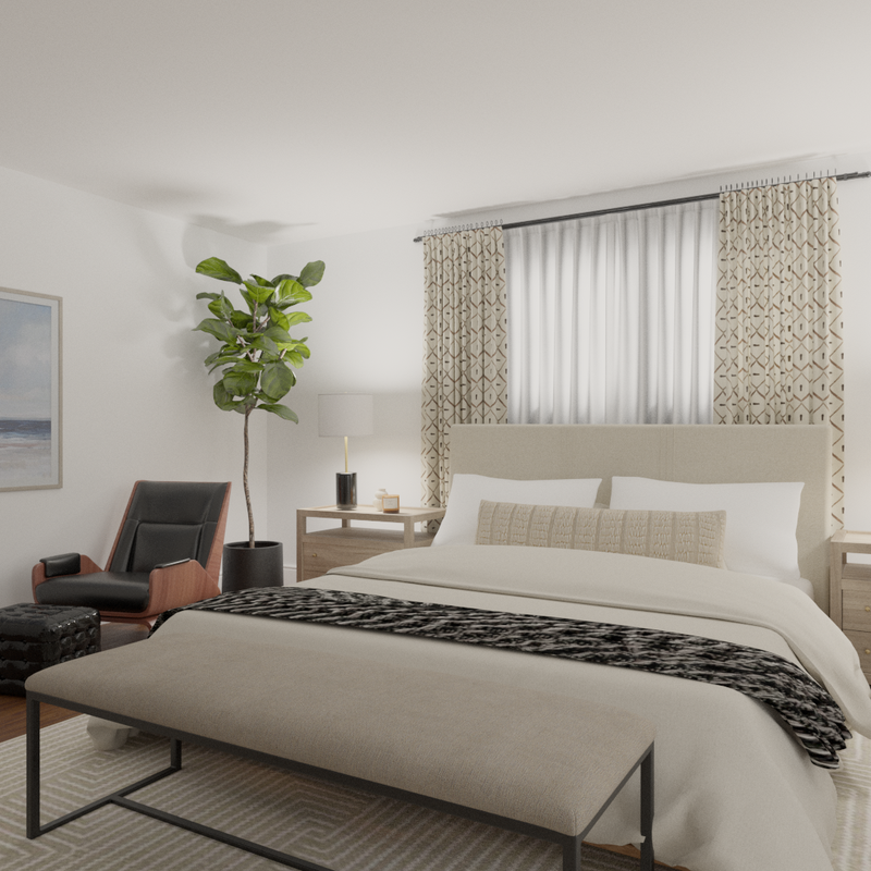 Modern, Classic, Transitional Bedroom Design by Havenly Interior Designer Kait