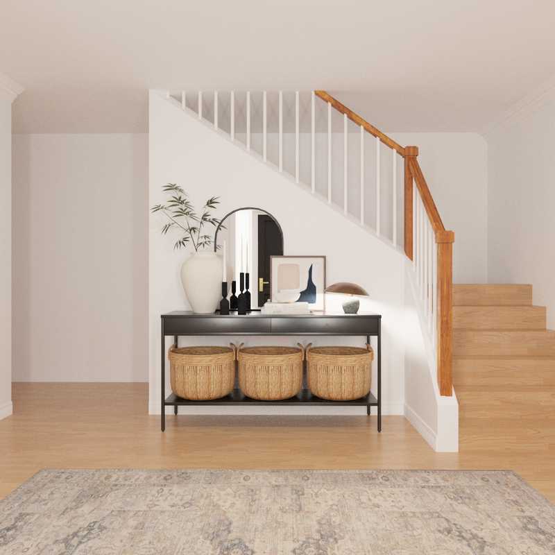 Transitional Entryway Design by Havenly Interior Designer Lilia