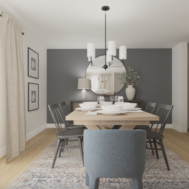 Modern, Classic, Traditional Dining Room Design by Havenly Interior Designer Vye