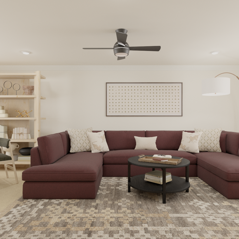 Modern, Classic, Eclectic, Bohemian Living Room Design by Havenly Interior Designer Alix