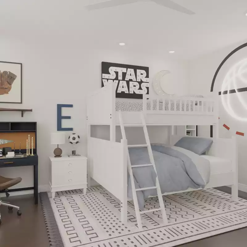 Contemporary, Traditional, Farmhouse Bedroom Design by Havenly Interior Designer Cherish-Joie