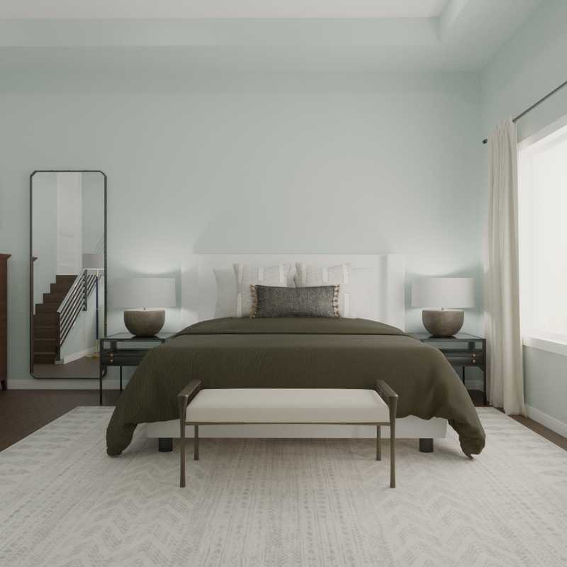 Modern, Transitional Bedroom Design by Havenly Interior Designer Christopher