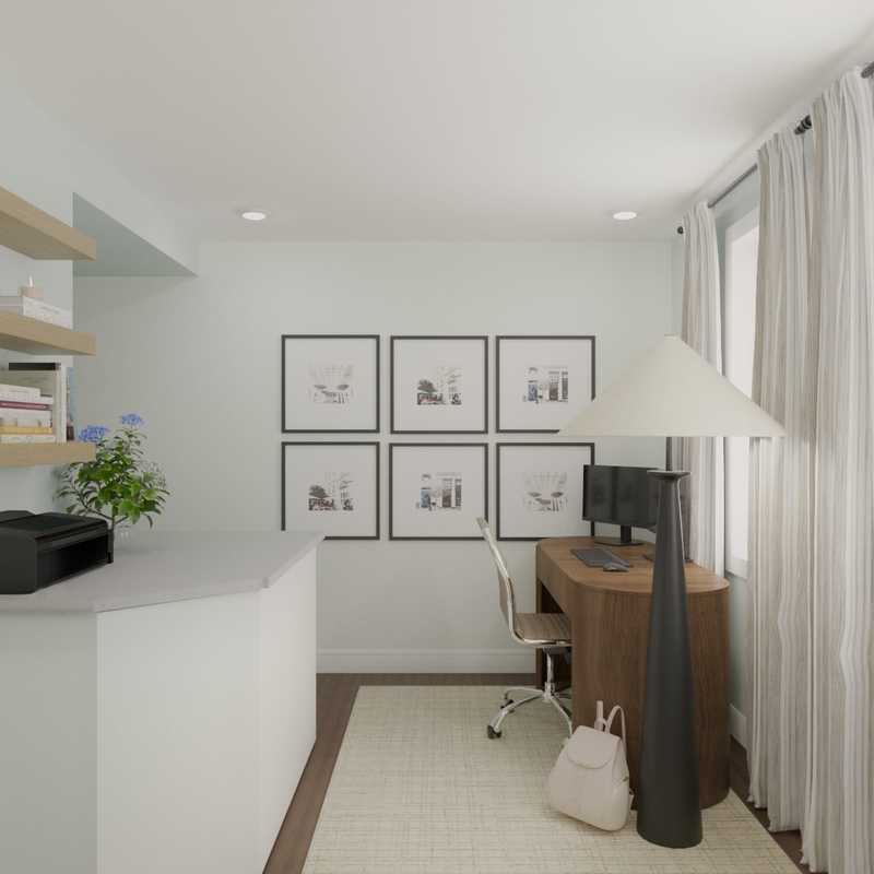 Modern, Transitional Office Design by Havenly Interior Designer Christopher