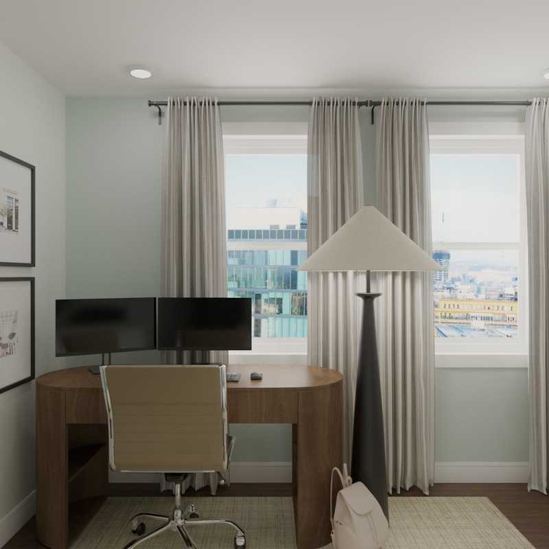 Modern, Transitional Office Design by Havenly Interior Designer Christopher