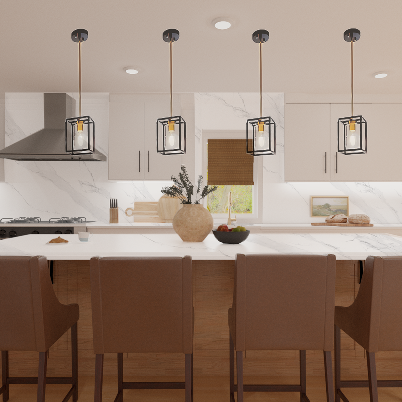 Contemporary, Transitional Kitchen Design by Havenly Interior Designer Ashley
