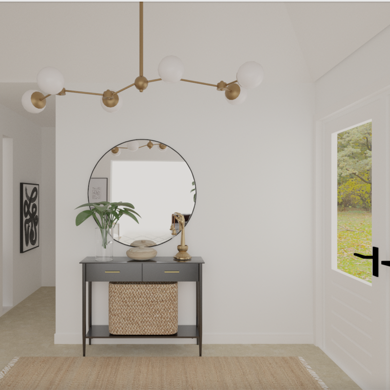 Modern, Transitional, Midcentury Modern Living Room Design by Havenly Interior Designer Tara