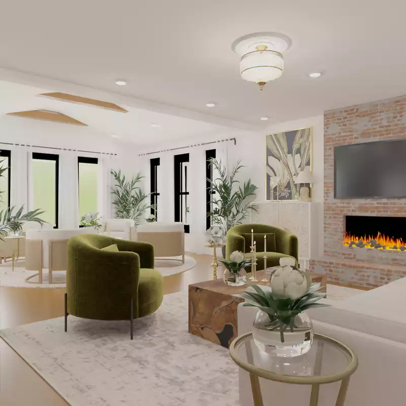Eclectic, Bohemian, Rustic Living Room Design by Havenly Interior Designer Cherish-Joie