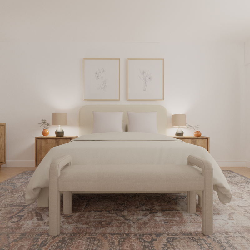 Midcentury Modern Bedroom Design by Havenly Interior Designer Bibi