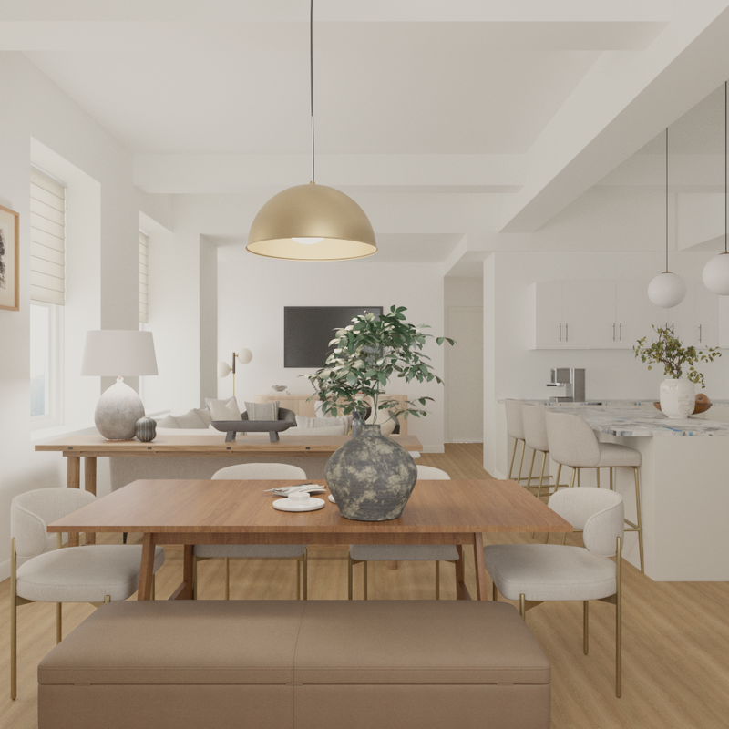 Modern, Minimal, Classic Contemporary Living Room Design by Havenly Interior Designer Angie