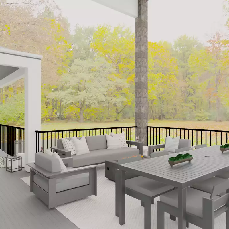 Contemporary, Modern, Transitional Outdoor Space Design by Havenly Interior Designer Toussaint