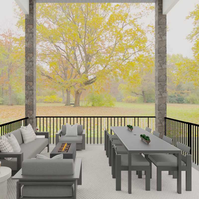 Contemporary, Modern, Transitional Outdoor Space Design by Havenly Interior Designer Toussaint