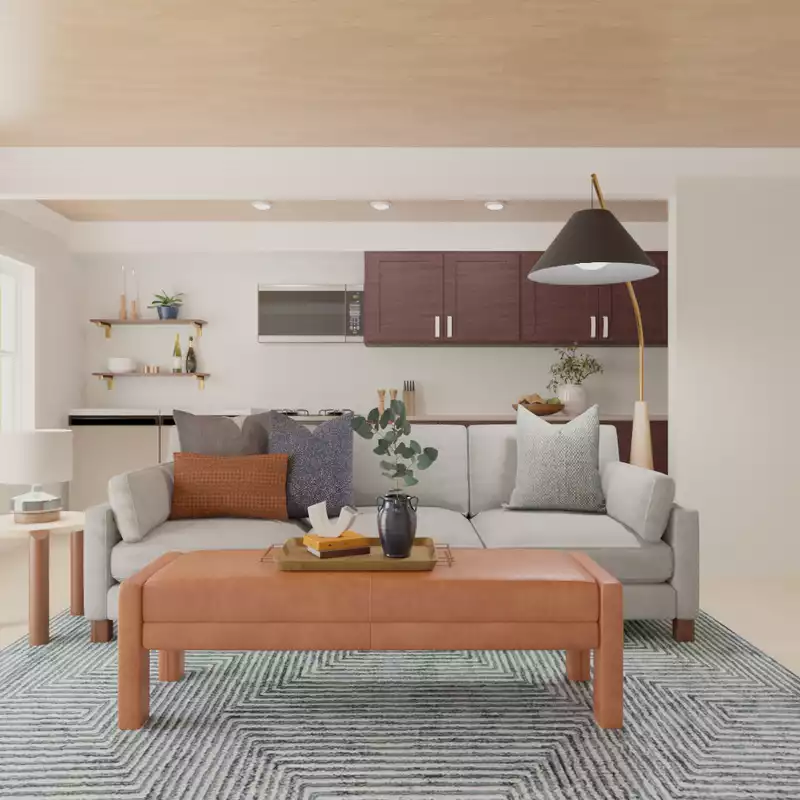 Modern, Rustic Living Room Design by Havenly Interior Designer Alyssa