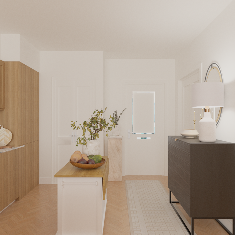 Classic Contemporary Kitchen Design by Havenly Interior Designer Angie