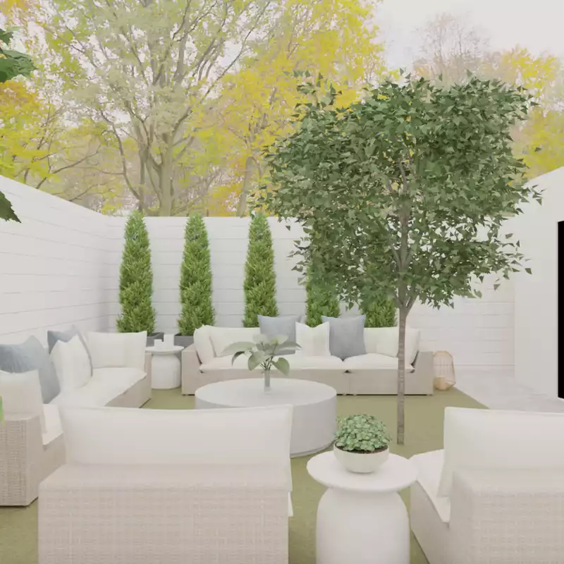 Bohemian, Farmhouse, Minimal, Scandinavian Outdoor Space Design by Havenly Interior Designer Tara