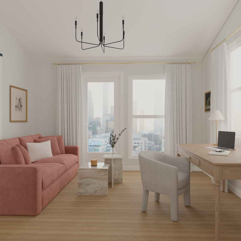 Glam, Vintage Office Design by Havenly Interior Designer Shahana