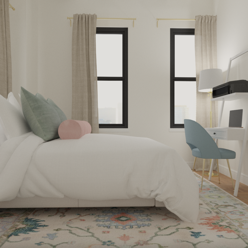 Classic, Eclectic, Traditional Bedroom Design by Havenly Interior Designer Vye