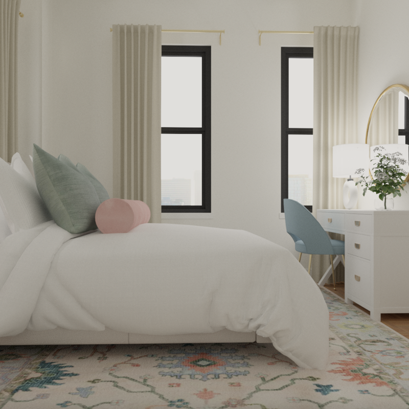 Classic, Eclectic, Traditional Bedroom Design by Havenly Interior Designer Vye