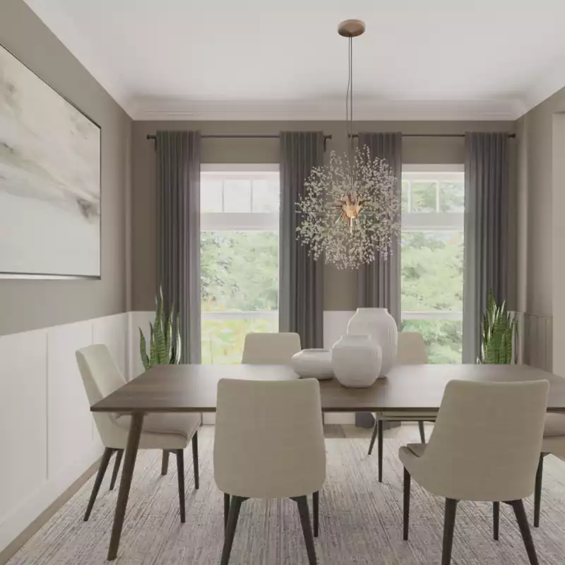 Modern, Classic, Transitional Dining Room Design by Havenly Interior Designer Mary
