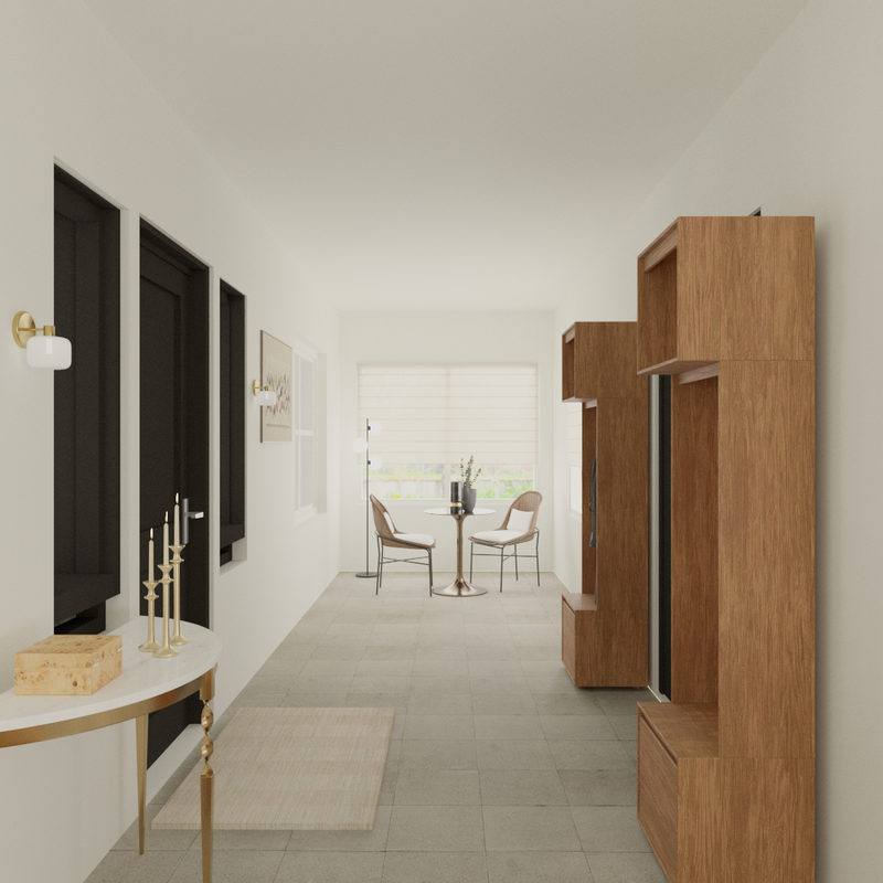 Classic Contemporary Entryway Design by Havenly Interior Designer Angie