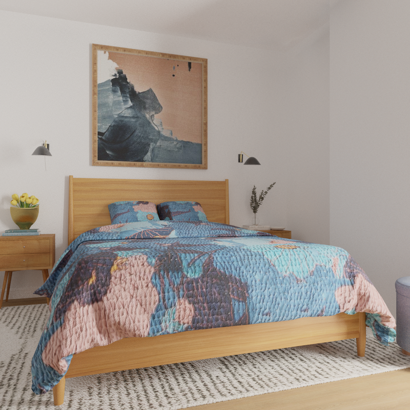 Midcentury Modern Bedroom Design by Havenly Interior Designer Alyssa