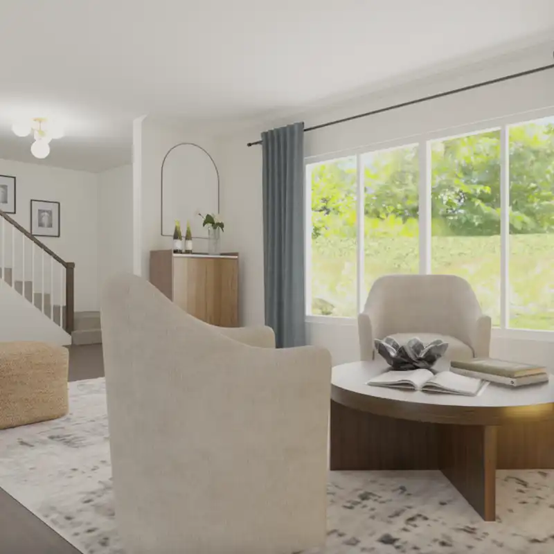 Modern, Bohemian, Coastal Living Room Design by Havenly Interior Designer Vye