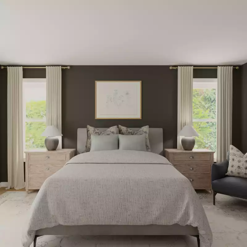 Traditional, Transitional Bedroom Design by Havenly Interior Designer Christopher