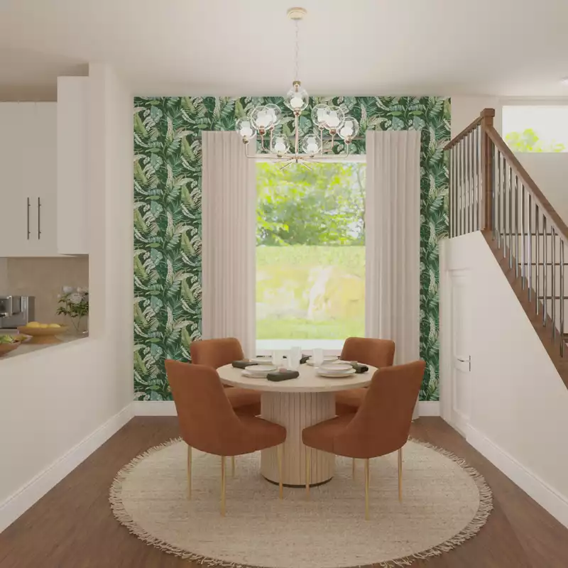 Modern, Eclectic, Bohemian Dining Room Design by Havenly Interior Designer Jamie