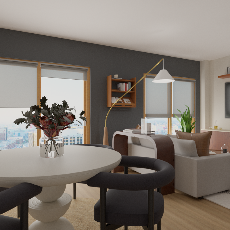 Contemporary, Scandinavian Living Room Design by Havenly Interior Designer James