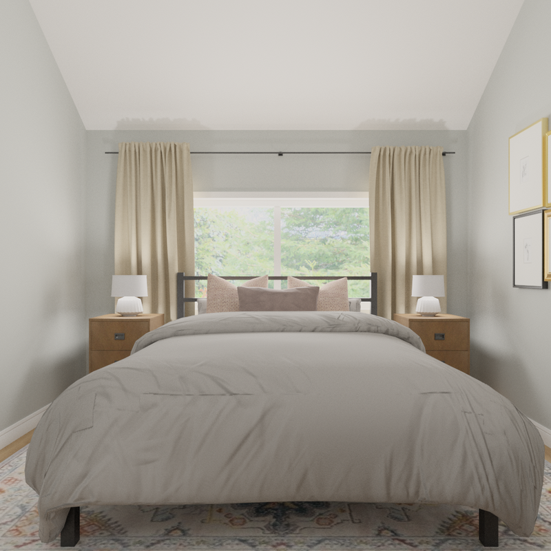 Classic Contemporary Bedroom Design by Havenly Interior Designer Jamile