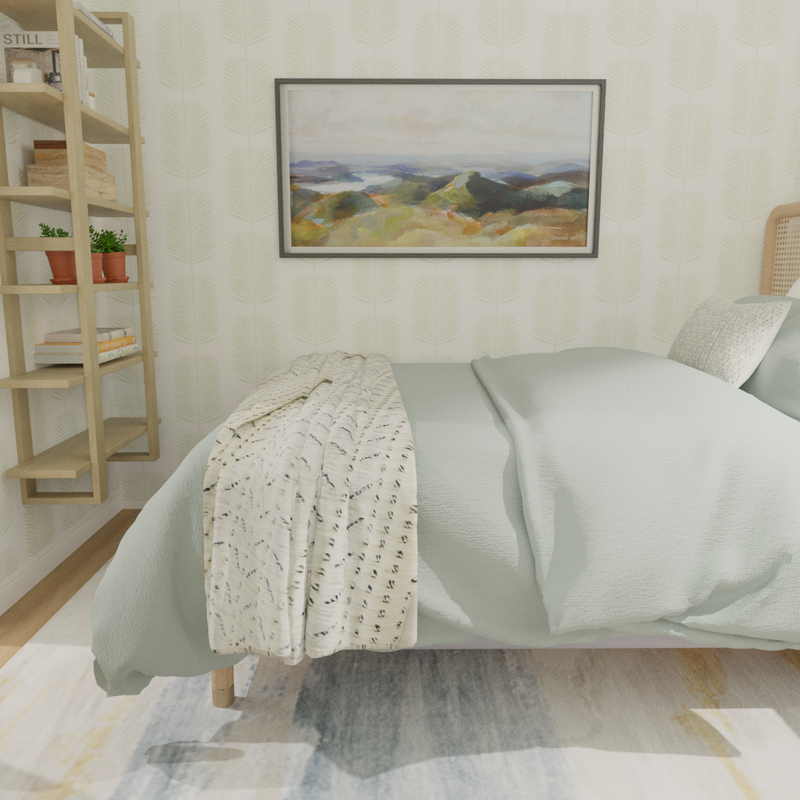 Modern, Bohemian, Scandinavian Bedroom Design by Havenly Interior Designer James