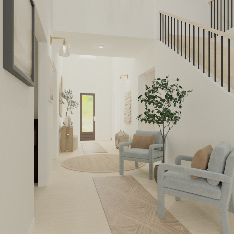 Contemporary, Minimal, Classic Contemporary Entryway Design by Havenly Interior Designer Sana