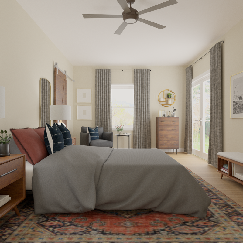 Classic Contemporary Bedroom Design by Havenly Interior Designer Jamile