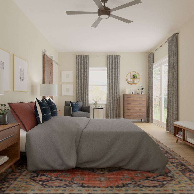 Classic Contemporary Bedroom Design by Havenly Interior Designer Jamile