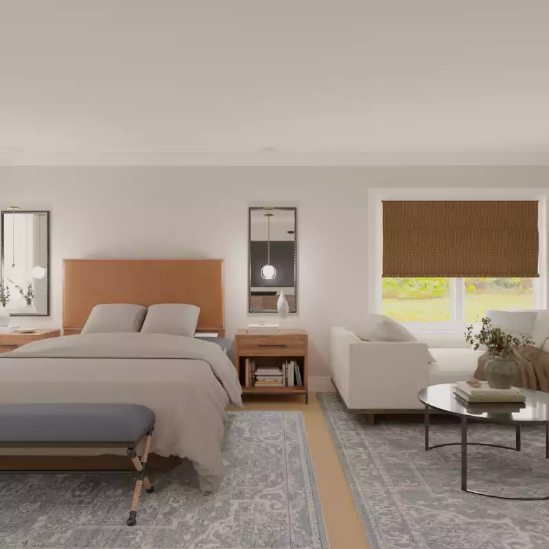 Contemporary, Midcentury Modern, Scandinavian Bedroom Design by Havenly Interior Designer Ashley