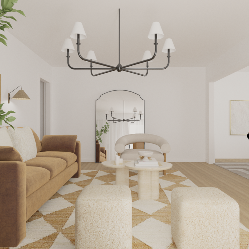 Classic, Transitional, Classic Contemporary, Scandinavian Living Room Design by Havenly Interior Designer Tara