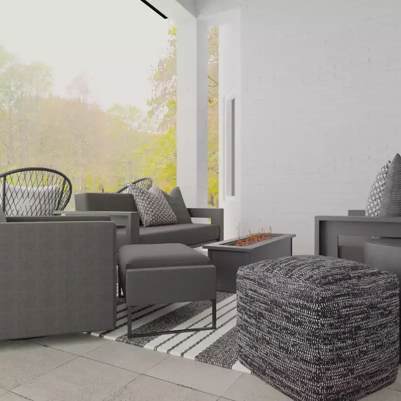 Contemporary, Modern Outdoor Space Design by Havenly Interior Designer Alyssa