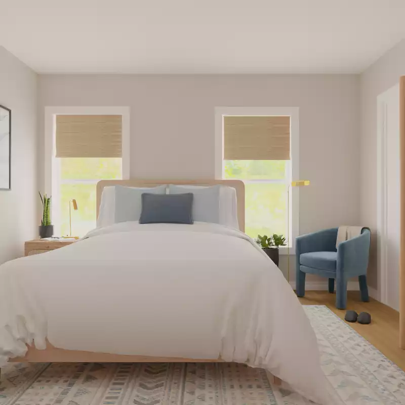 Classic, Coastal, Transitional Bedroom Design by Havenly Interior Designer Katie